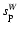 $s^W_{\rm p}$