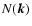$N(\vec{k})$