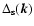 $\Delta_{\rm s}(\vec{k})$