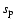 $s_{\rm p}$