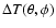 $\Delta T(\theta,\phi)$