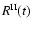 $R^{\rm II}(t)$