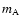 $m_{\rm A}$