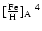 $\rm {{\lbrack \frac{Fe}{H}]_{A}\ ^{4}}}$