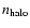 $n_{\rm halo}$