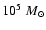 $10^5\;M_\odot$