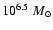 $10^{6.5}\;M_\odot$