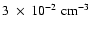 $3\ \times\ 10^{-2}\rm\;cm^{-3}$