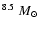 $^{8.5}~M_\odot$