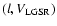 $(l,V_{\rm LGSR})$