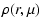 $\displaystyle \rho(r,\mu)$