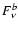 $F_\nu^b$