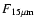 $F_{15\mu {\rm m}}$