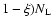 $1-\xi)N_{\rm L}$