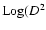 ${\rm Log}(D^2$