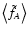 $\bigl\langle \tilde f_A \bigr\rangle$