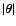 $\vert\vec\theta\vert$