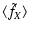 $\displaystyle \langle \tilde f_X \rangle$