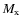 $M_{\rm x}$