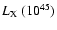$L_{\rm X}\ (10^{45})$