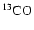 ${\rm ^{13}CO}$