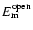 $E_{{\rm m}}^{{\rm open}}$