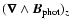 $(\vec \nabla \land \vec
B_{{\rm phot}})_{z}$