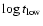 $\log t_{\rm low}$