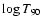 $\log T_{90}$
