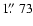 $1\hbox{$.\!\!^{\prime\prime}$ }73$