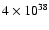 $4\times 10^{38}$