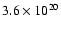 $3.6\times 10^{20}$