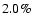 $2.0\%$