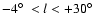 $ -4 \hbox{$^\circ$ }<
l < +30 \hbox{$^\circ$ }$