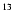 $^{\rm 13}$