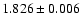 $1.826\pm 0.006$