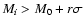 $M_{i}>M_{0}+r\sigma$