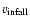 $v_{\rm infall}$