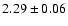 $2.29\pm0.06$