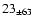 $ 23 _{\pm 63 } $
