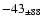 $-43_{\pm 88 } $