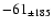 $-61_{\pm 185 }$