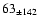 $ 63_{\pm 142} $