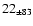 $22 _{\pm 83} $