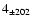 $4 _{\pm 202}$