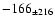 $-166 _{\pm 216} $