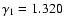 $ \gamma_1 = 1.320 $