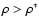 $ \rho > \rho^\ast $
