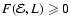 $F({\cal{E}},L)\geqslant0$