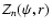 $Z_n(\psi,r)$